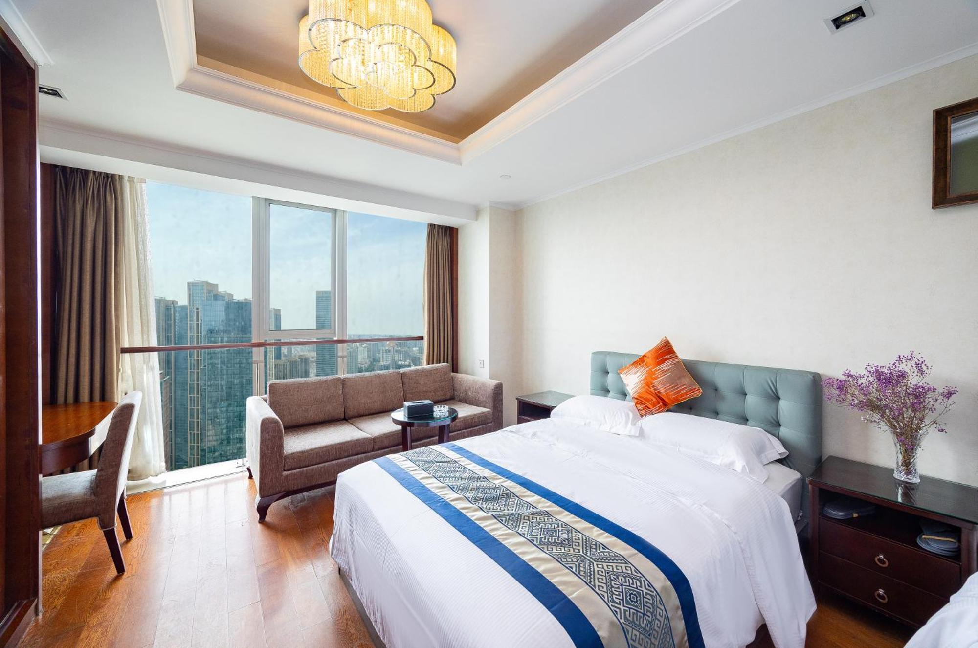 Qingdao Elegant Central Apartment Экстерьер фото
