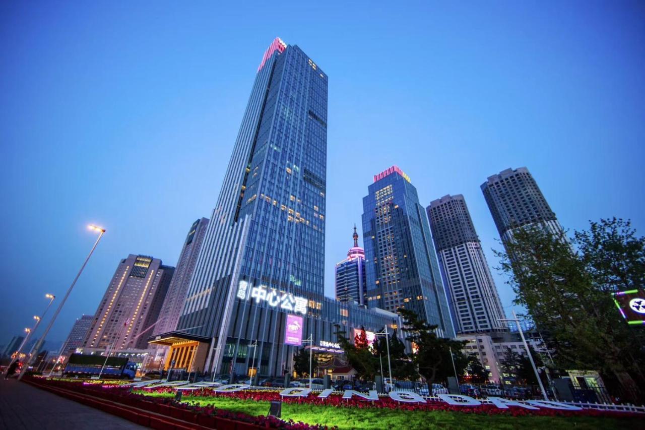Qingdao Elegant Central Apartment Экстерьер фото